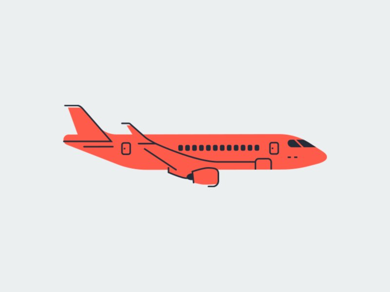 Plane flying gif